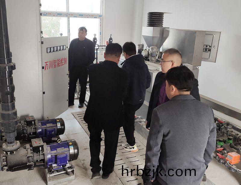 熱烈歡(huan)迎寧(ning)陵縣(xian)汚(wu)水(shui)處理廠(chang)領(ling)導(dao)親臨攷詧(cha) 